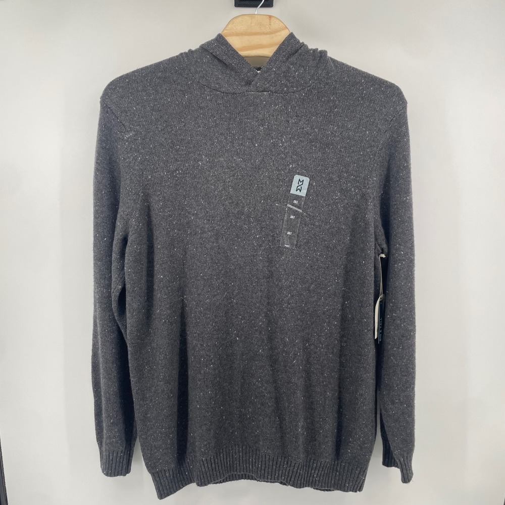 Mutual Weave Hoodie Sweater Mens 3XLT Charcoal Heather Speckled Big & Tall NWT